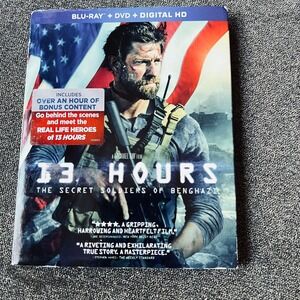 Paramount 13 Hours Blu-ray DVD Combo Secret Soldiers of Benghazi Slipcover